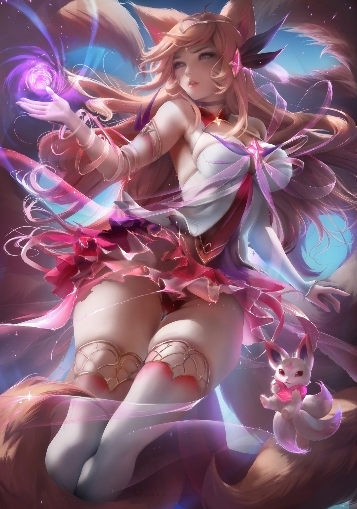 英雄联盟阿狸绝美壁纸，4K超清2456x3500，手机专属下载