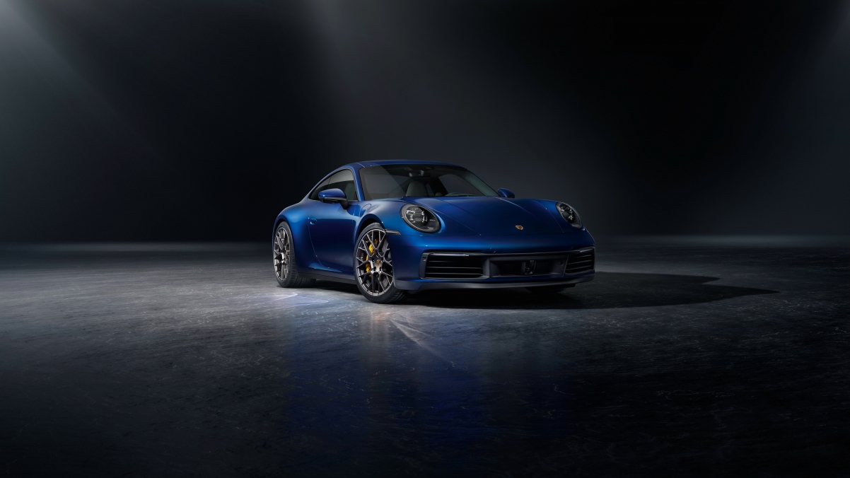 保时捷911 Carrera 4S高清4K壁纸，精美汽车图片，3840x2160分辨率，免费下载