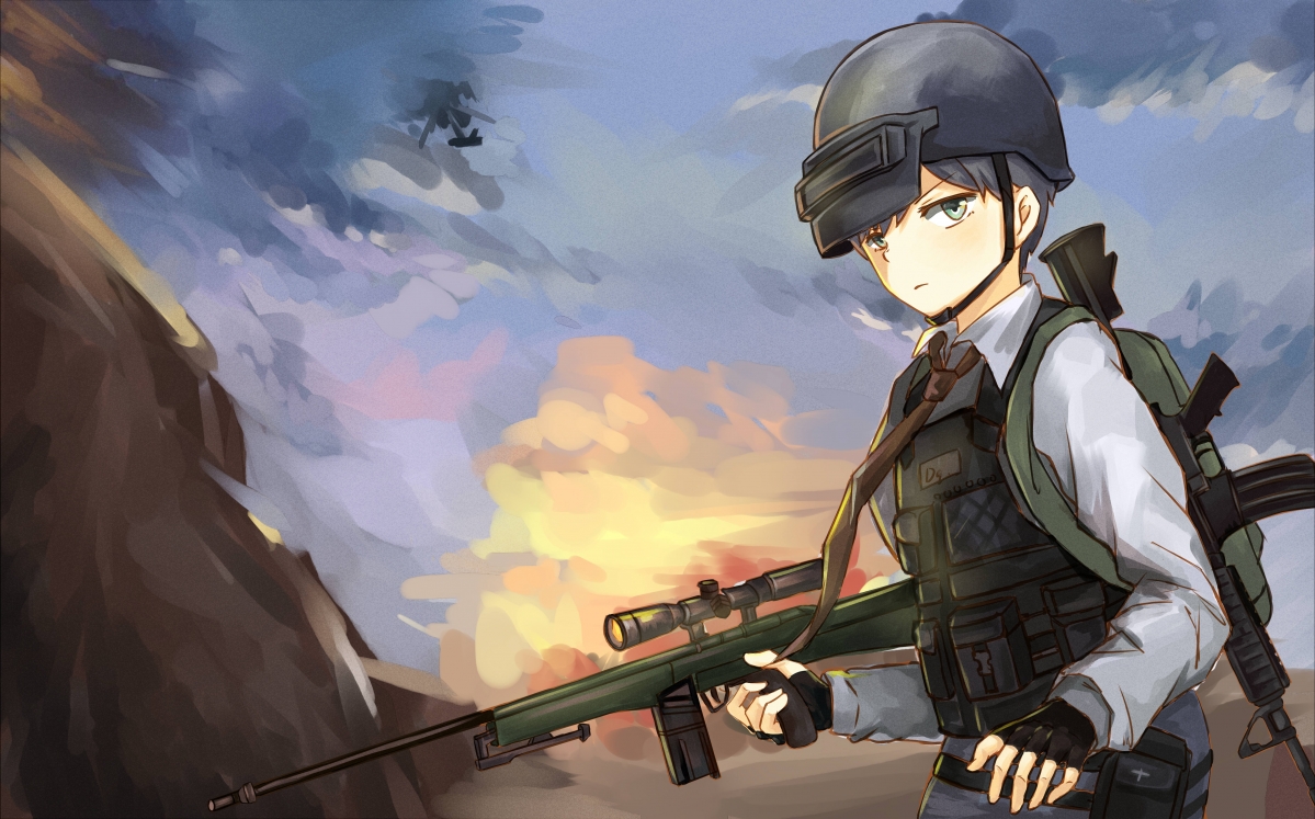 PUBG绝地求生，精选5K插画壁纸，4K动漫高清大图，5551x3460超清分辨率，立即下载！