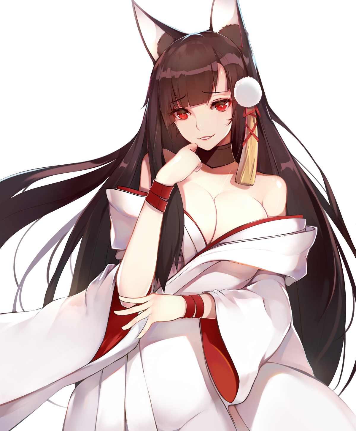 赤城花嫁二次元动漫4K全面屏壁纸，高清2400x2900，一键下载！