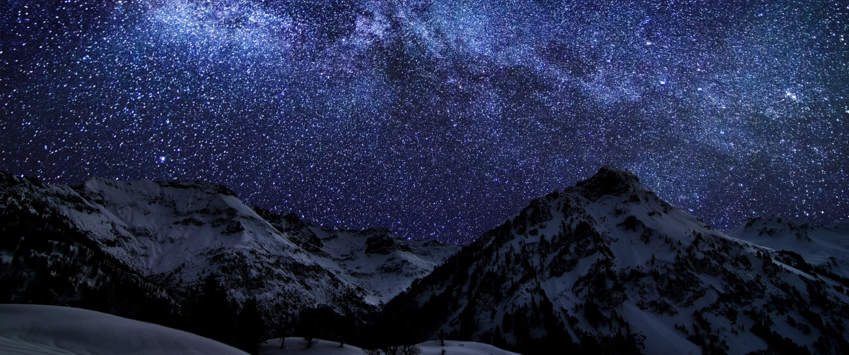 巴伐利亚州银河美景，超高清4K壁纸，3440x1440分辨率，一键下载欣赏