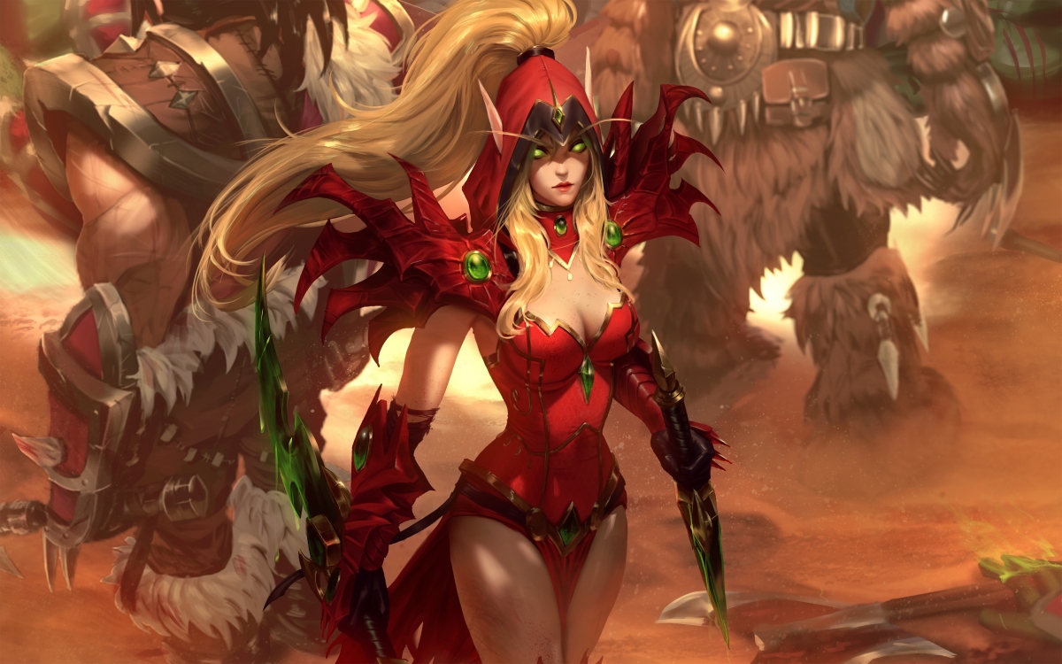 《魔兽世界》瓦蕾拉桑古纳尔绝美壁纸，4K高清大图，4000x2500分辨率，一键下载！
