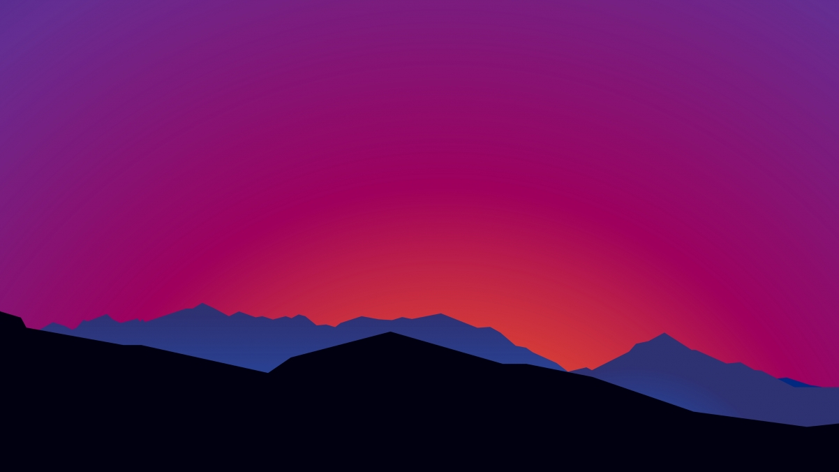 极简夕阳风景4K壁纸，超清3840x2160图片，一键下载