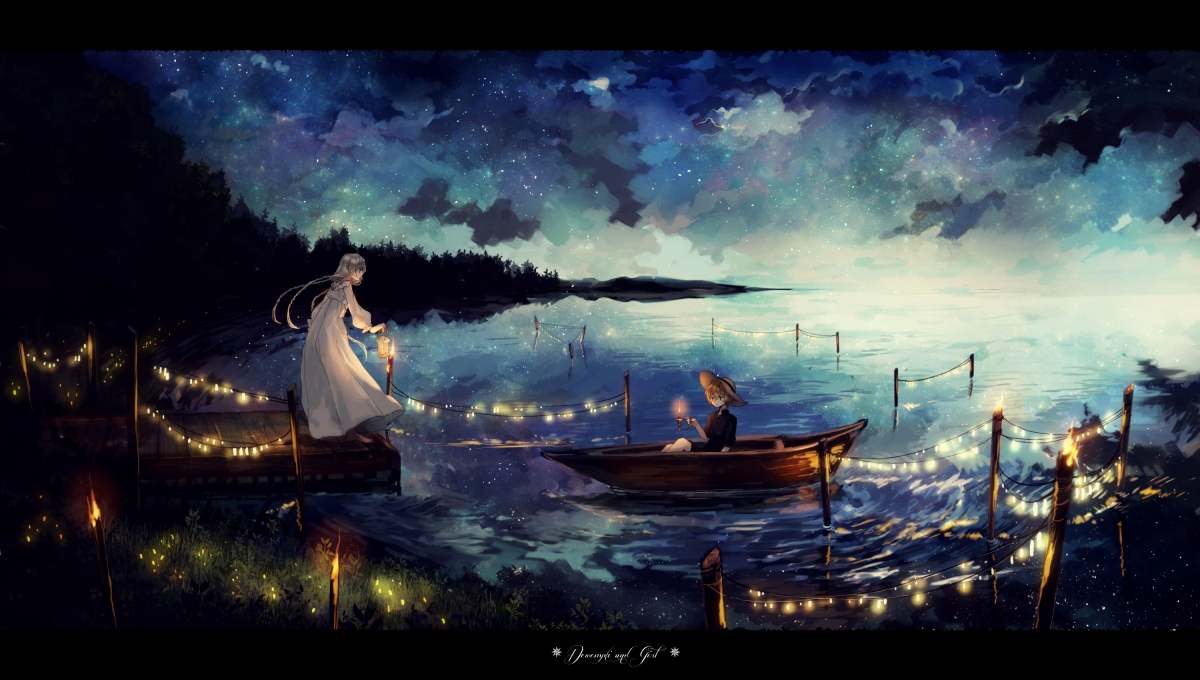 绝美二次元动漫壁纸，探索秘密海湾，4K高清3000x1700，畅享下载
