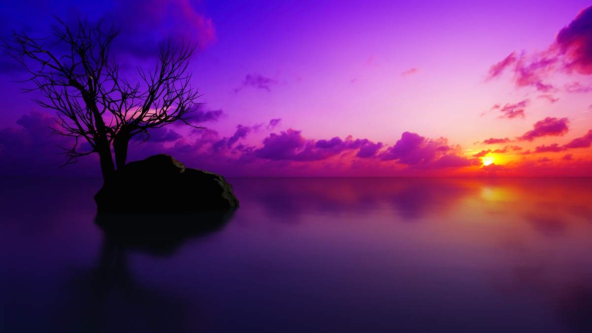 【绝美4K】马尔代夫日落盛景，3840x2160超清风景壁纸，一键下载尽享高清之美