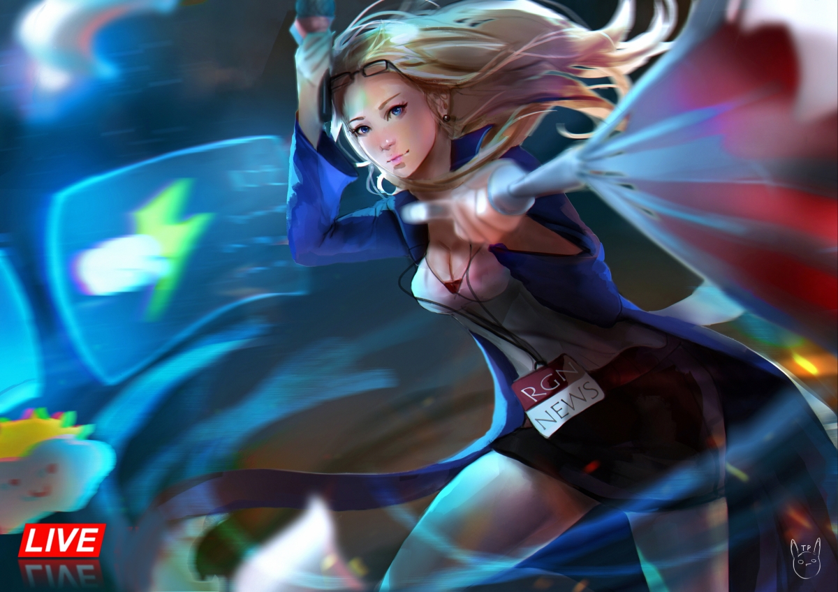 金发女孩专属，英雄联盟LOL 4K超高清壁纸，4000x2828分辨率，精美图片一键下载