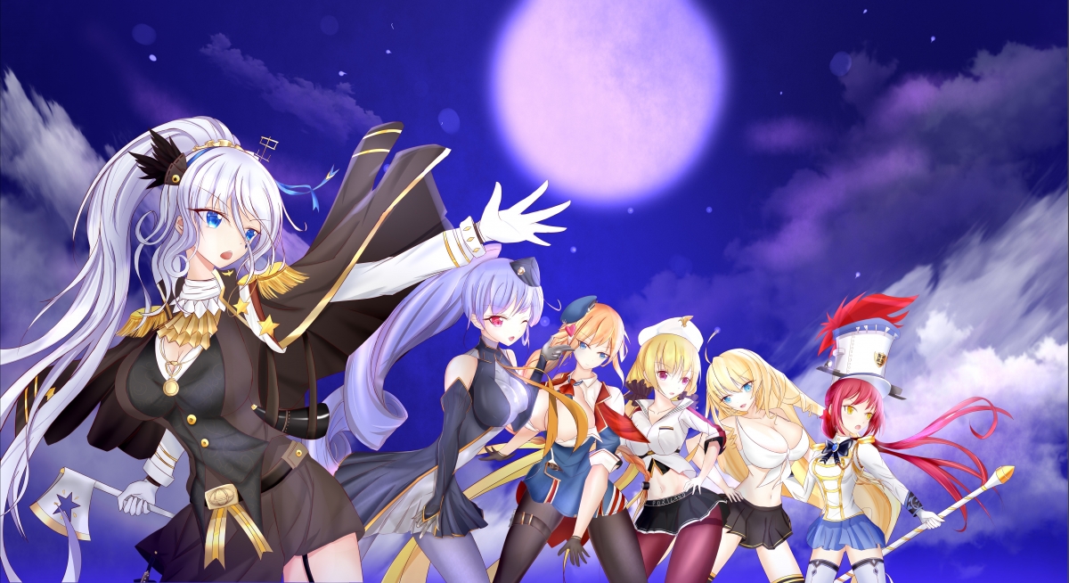 美巡队夜战壁纸，战舰少女高清5K动漫图片，震撼4K画质，5000x2727分辨率，立即下载！