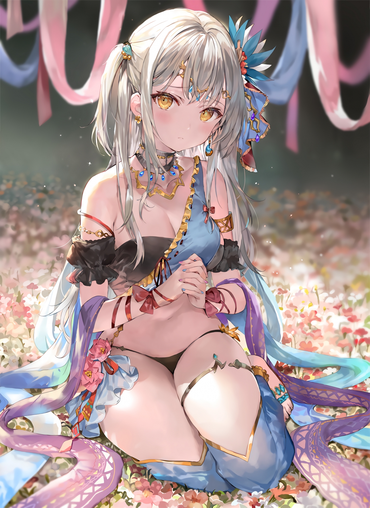 祈祷少女竖屏动漫，绝美4K手机壁纸，高清2918x4000，免费下载