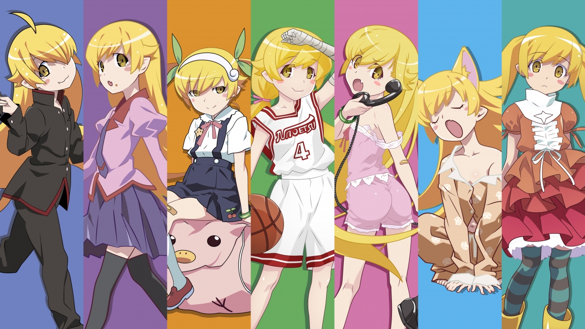 物语系列绝美壁纸大放送，高清4K/5K动漫美图，5120x2880超清下载！