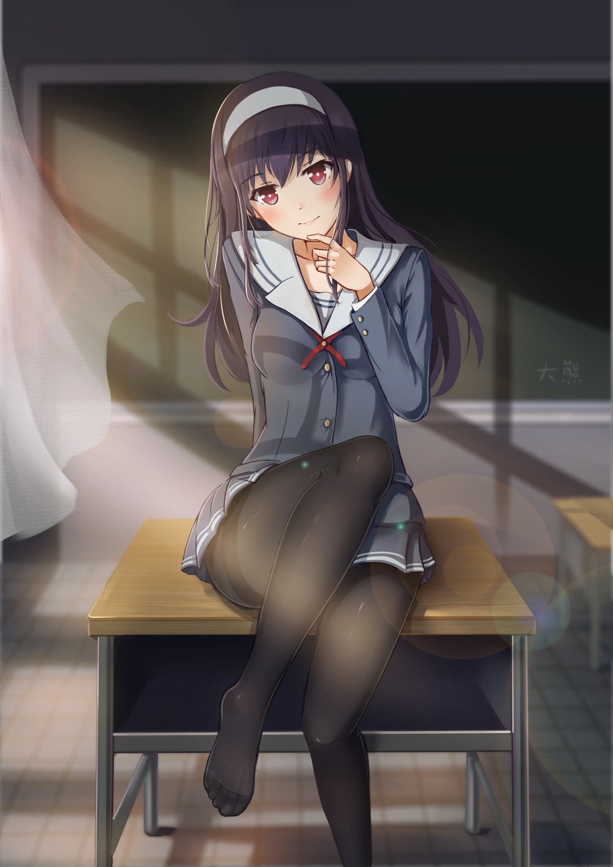 路人女主养成秘籍，霞之丘詩羽绝美4K手机壁纸，2480x3507高清大图，一键下载！