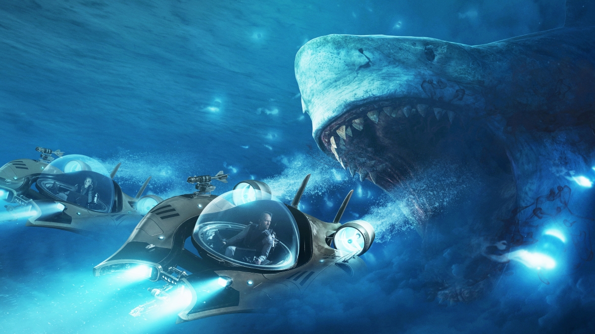 巨齿鲨The Meg 2018 4K超高清影视壁纸，3840x2160分辨率下载