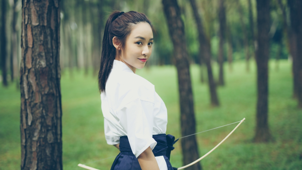 弓道女神Kuemma惊艳登场，超清4K壁纸美图，3840x2160高清下载