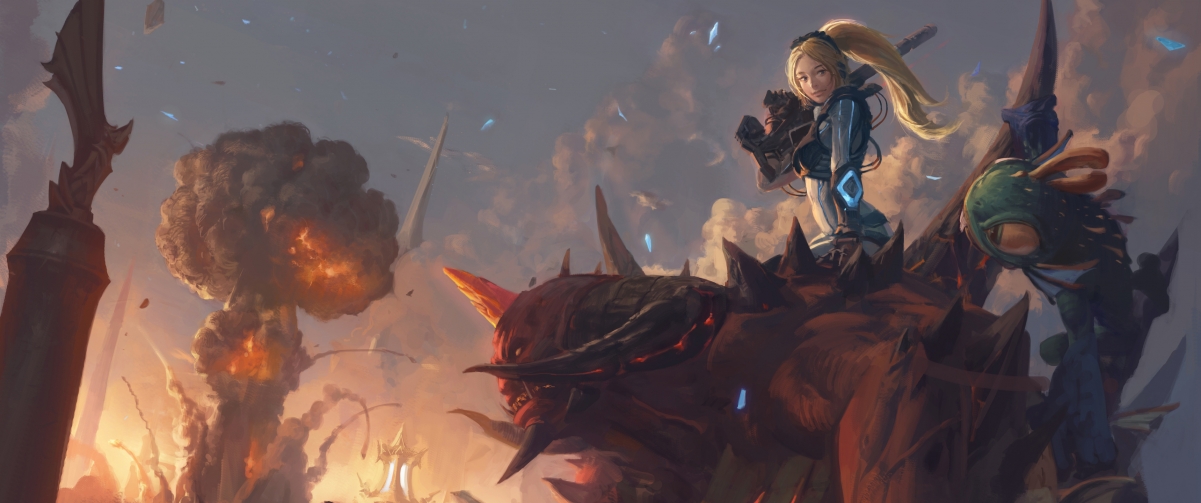 暴雪女神游戏精选，4K高清3440x1440壁纸，一键下载尽享可爱魅力