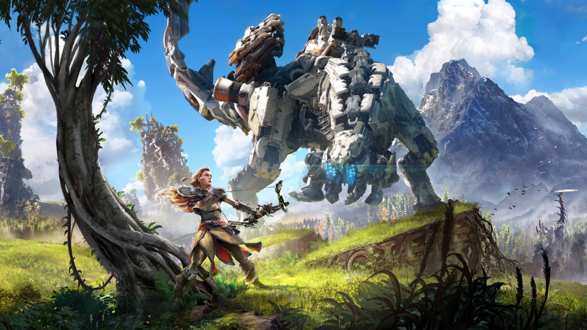Horizon: Zero Dawn 4K超高清壁纸，平线黎明时分游戏美图，3840x2160分辨率，一键下载