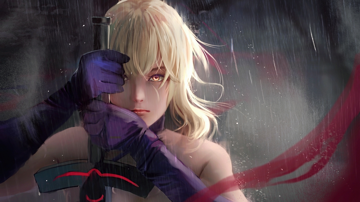 幻想女孩命运系列绘画，绝美刀绘4K壁纸，高清动漫图片，3840x2160分辨率下载
