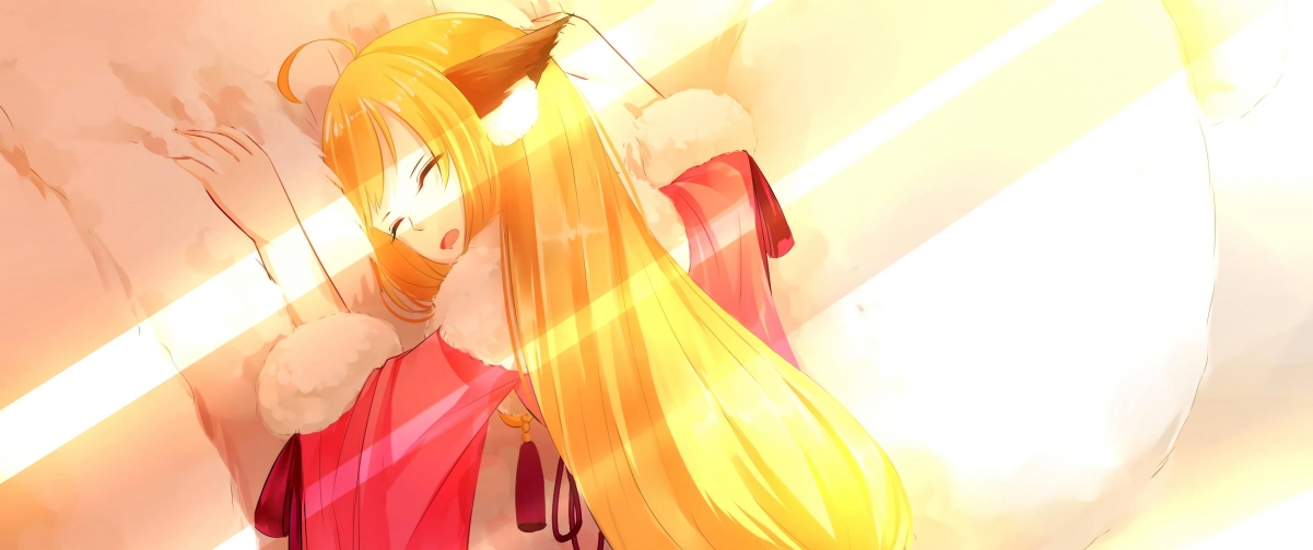 狐妖小红娘涂山红红超清壁纸，4K动漫美图，3440x1440分辨率，一键下载