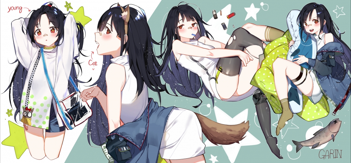 少女前线精选，吊带连衣裙女孩4K超清动漫壁纸，高清4629x2160，免费下载