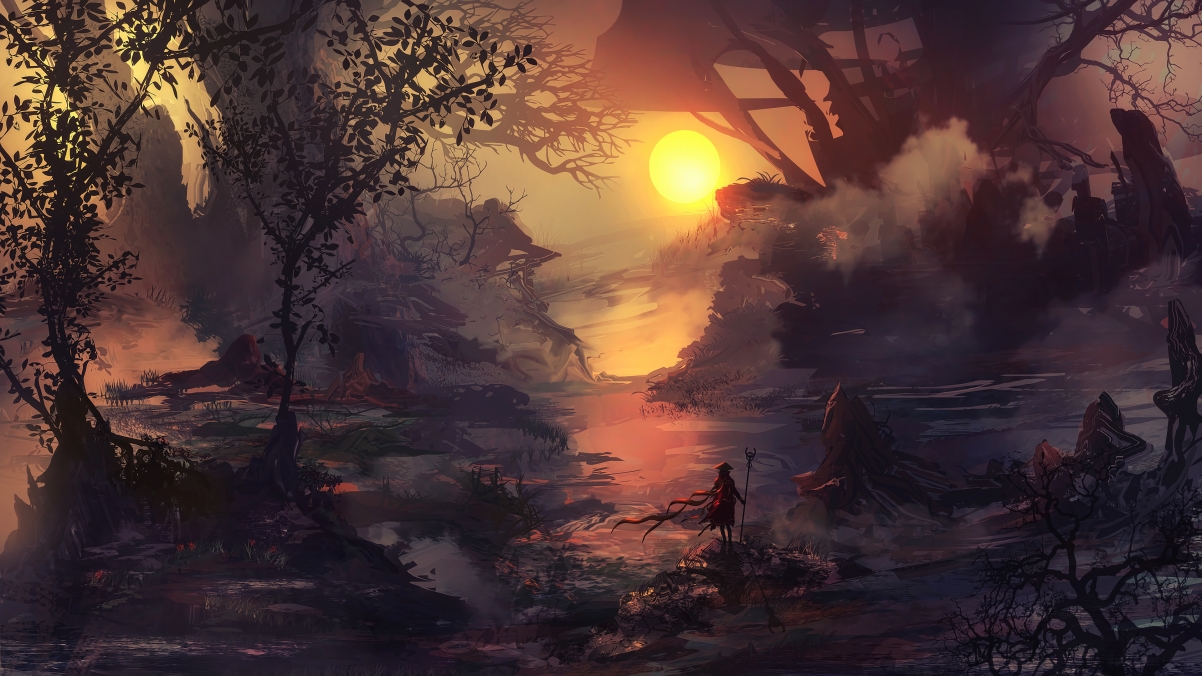孤独战士英雄，超高清4K动漫壁纸，3840x2160分辨率，免费下载