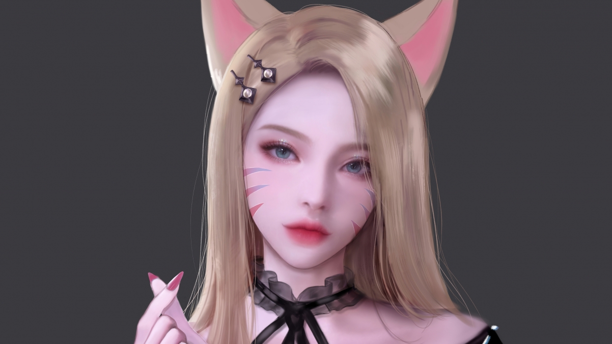 LOL英雄联盟，九尾妖狐阿狸KDA THE BADDEST同人4K超高清壁纸，3840x2160分辨率精美下载