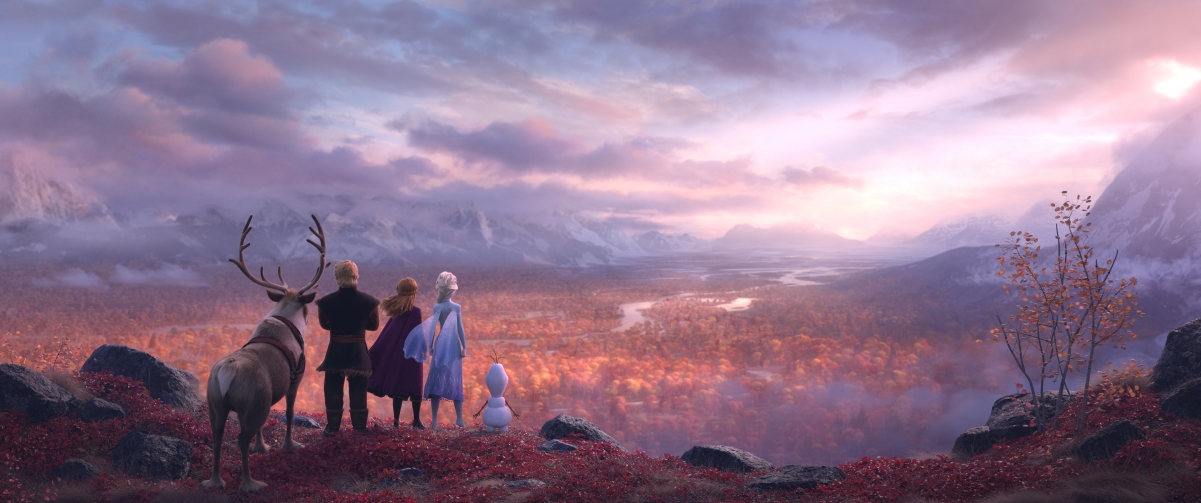 《冰雪奇缘2》电影壁纸，4K高清3440x1440影视大图，免费下载