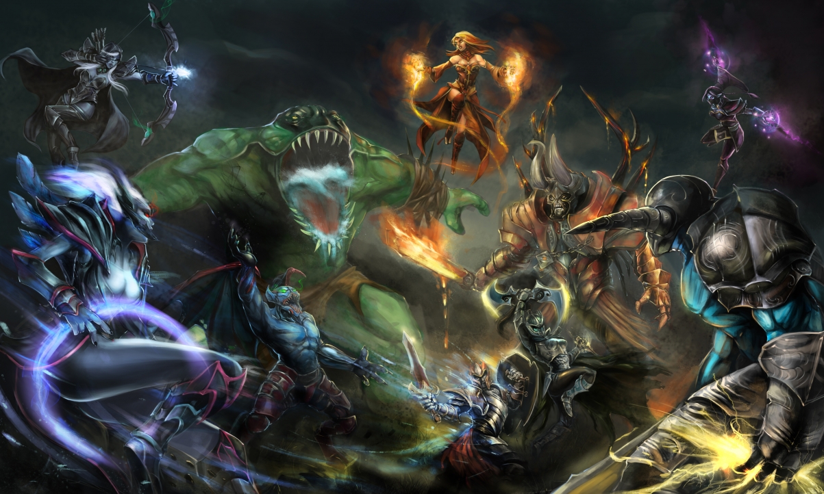 Dota2精选4K壁纸，超清游戏图片，4134x2480分辨率，免费下载