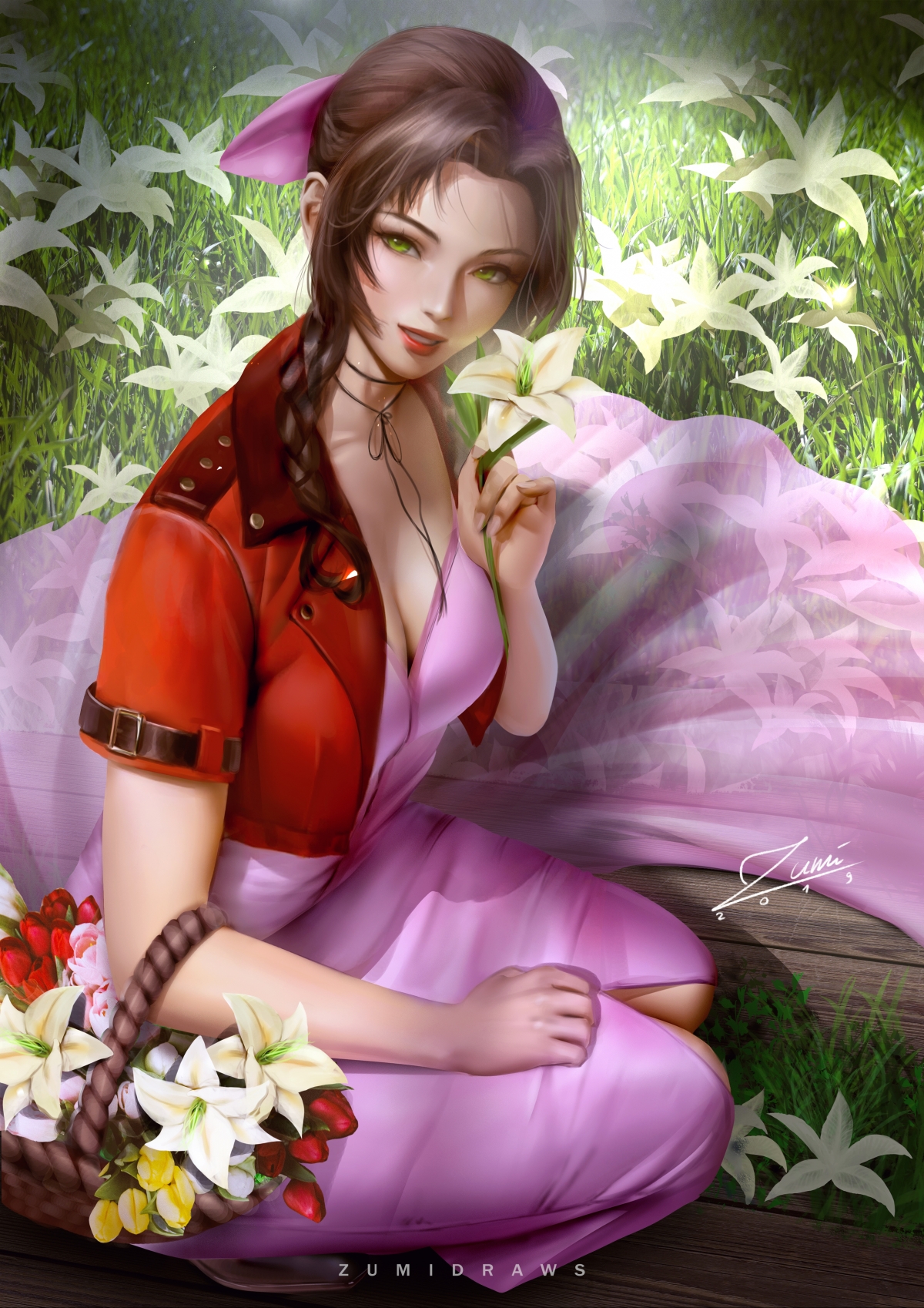 最终幻想，艾瑞丝盖恩斯巴勒绝美壁纸，3K/4K高清大图，2480x3508超清分辨率，手机壁纸随心下载
