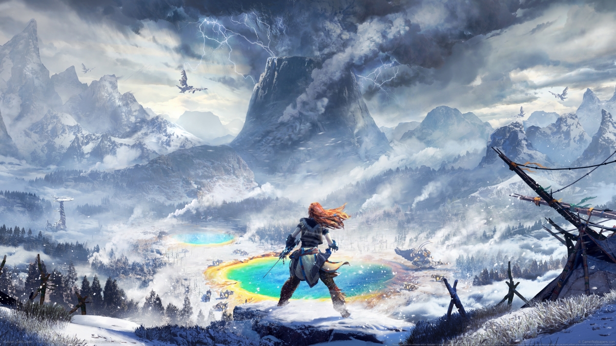 地平线，黎明时分绝美原画风景，4K超清壁纸下载，分辨率高达3840x2160