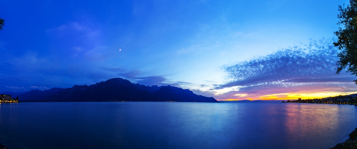 日内瓦湖绝美风光，高清4K壁纸，3440x1440分辨率，免费下载欣赏
