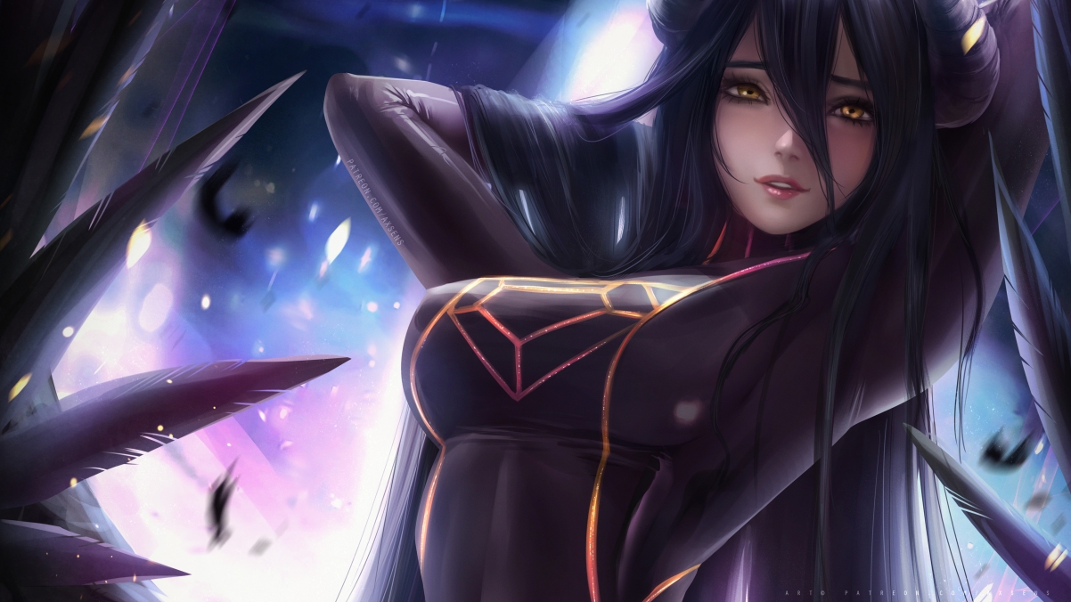 Overload之王雅儿贝德，超清4K壁纸，3840x2160分辨率，动漫美图一键下载