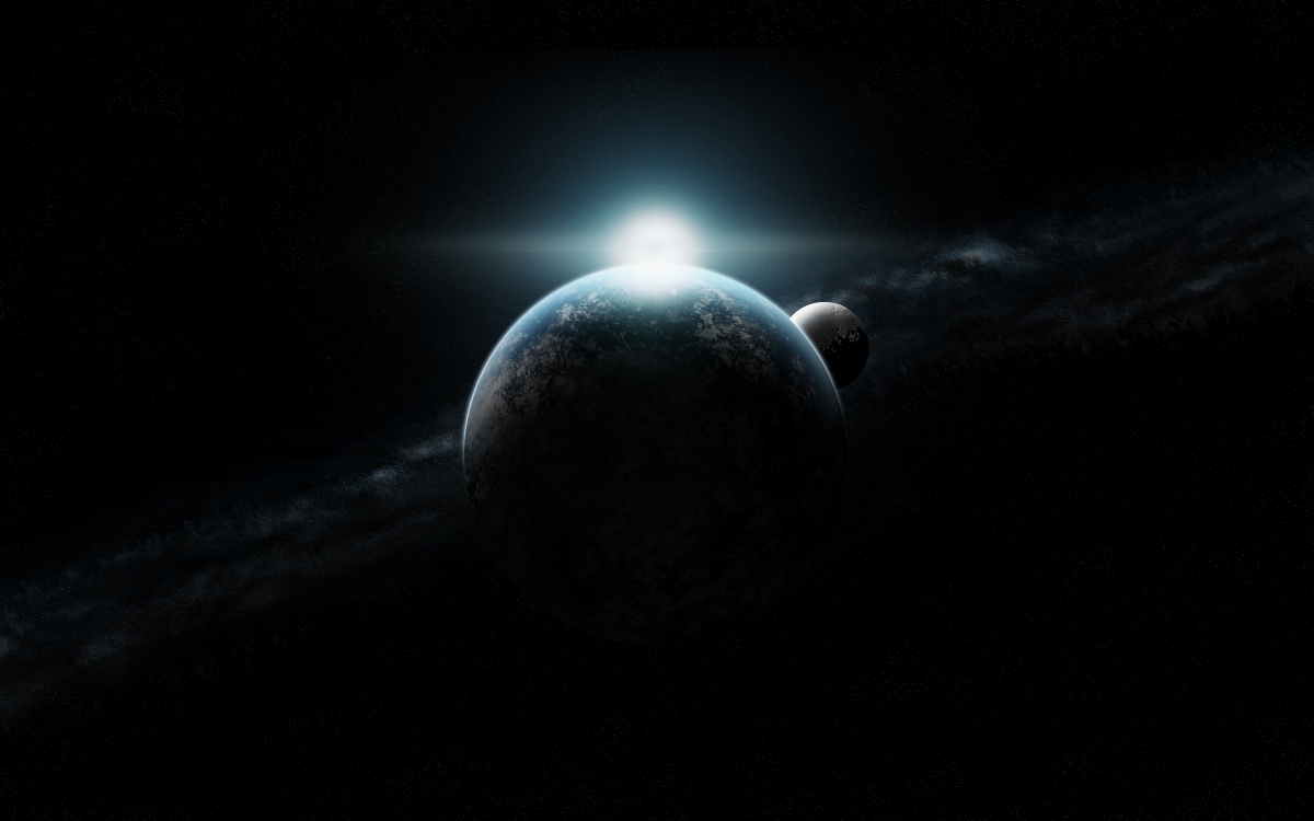 月亮行星恒星，绝美星空6K壁纸，高清4K风景图片，6000x3750分辨率免费下载