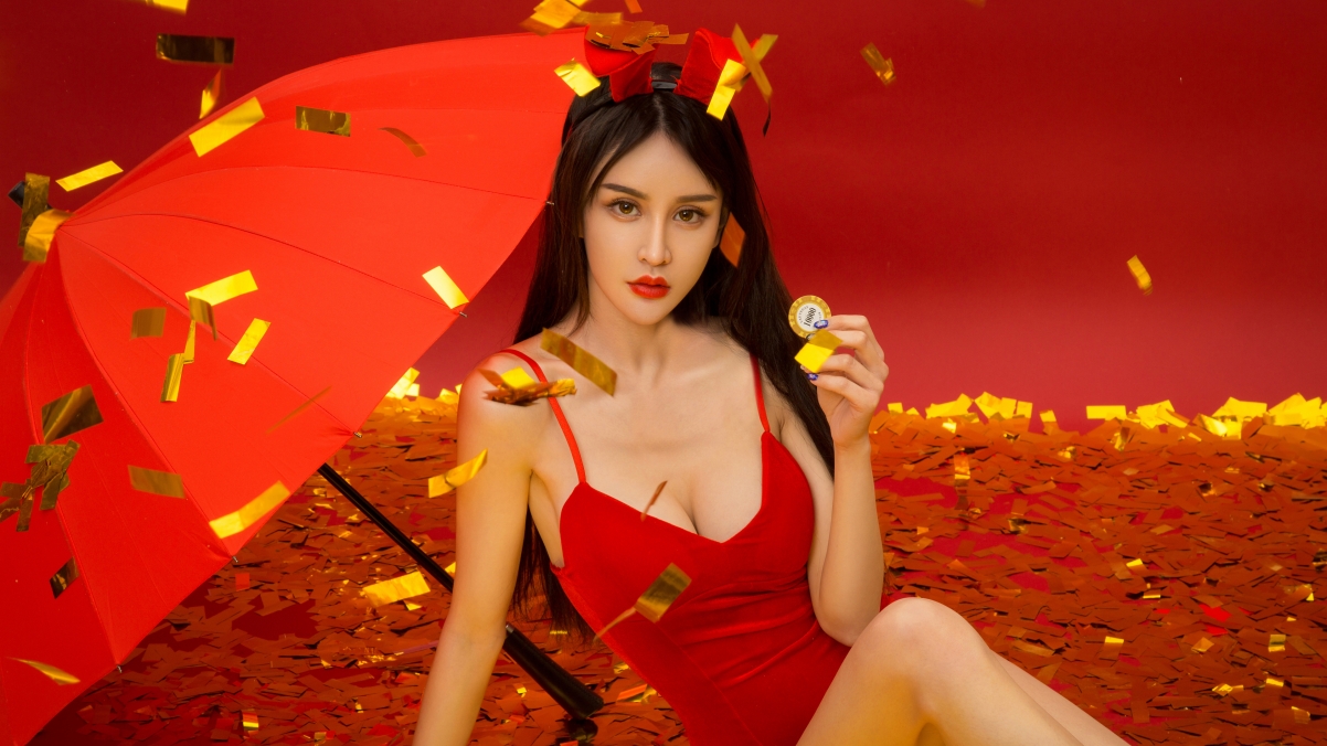 U246青树，新年美女精选4K高清壁纸，3840x2160超清下载
