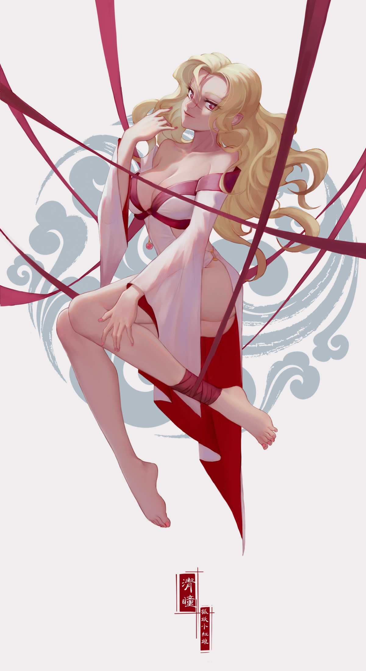 清瞳绝美狐妖小红娘，4K超高清手机壁纸，2009x3683像素，免费下载