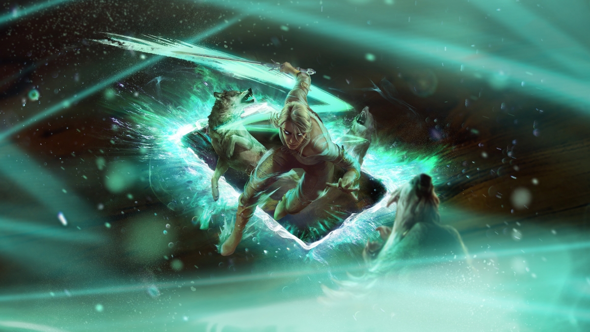 巫师3，野狩狼4K超清壁纸，3840x2160分辨率游戏美图，免费下载