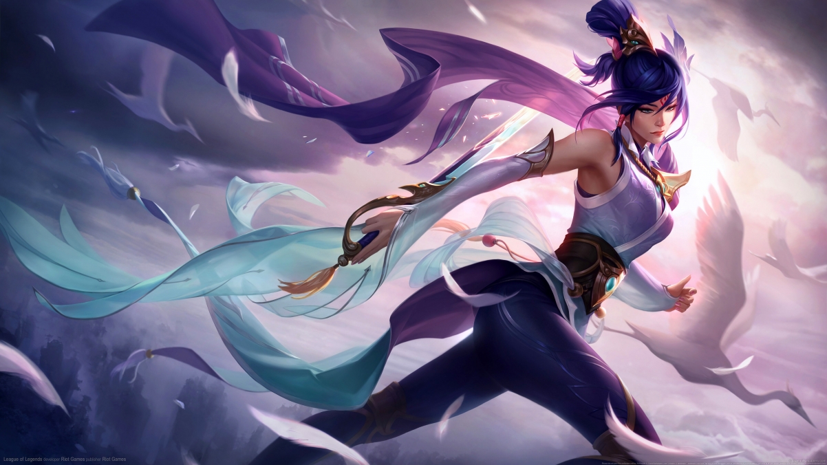 LOL玉剑传说无双，绝美4K壁纸，3840x2160超清画质，一键下载！