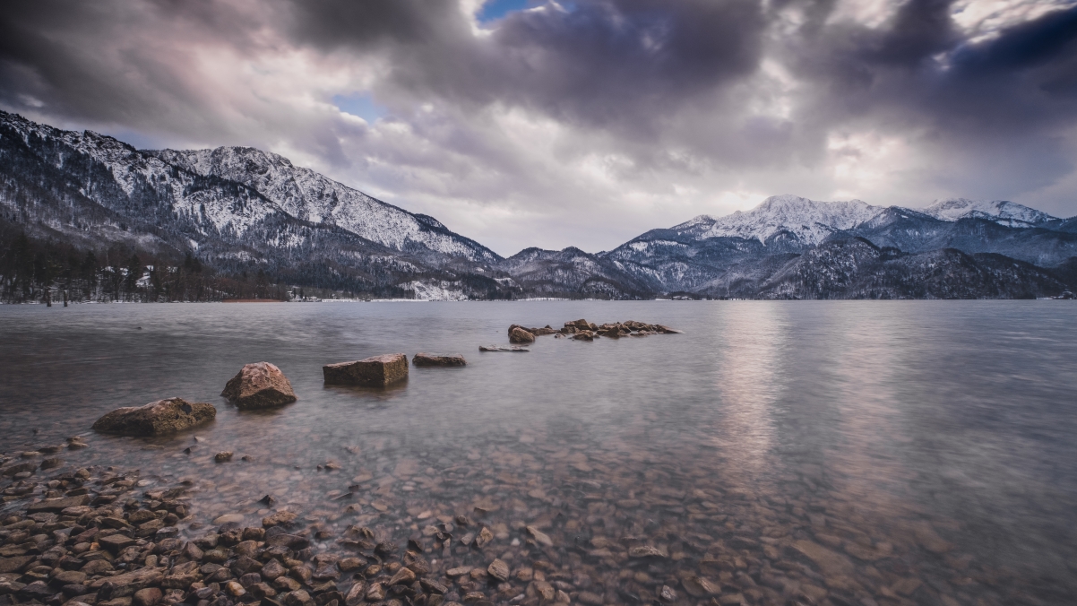 绝美Kochelsee湖景，超高清4K风景壁纸，3840x2160分辨率免费下载