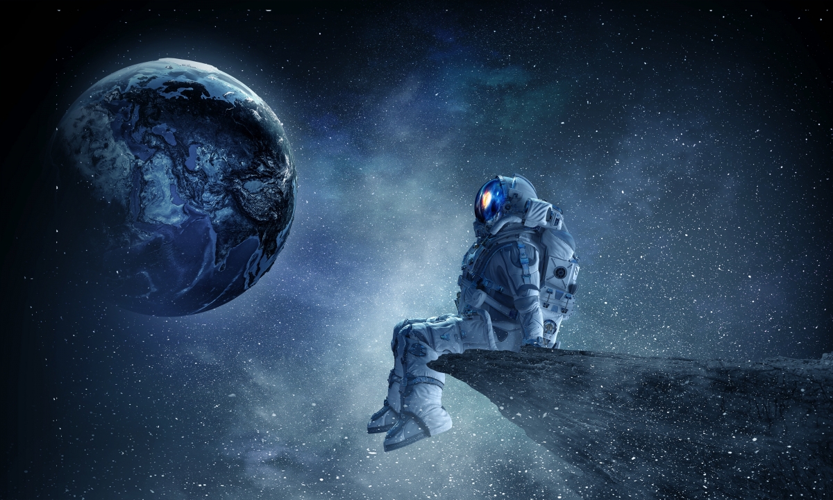 宇航员探索星际奥秘，高清4K星球太空壁纸，精美背景图片下载