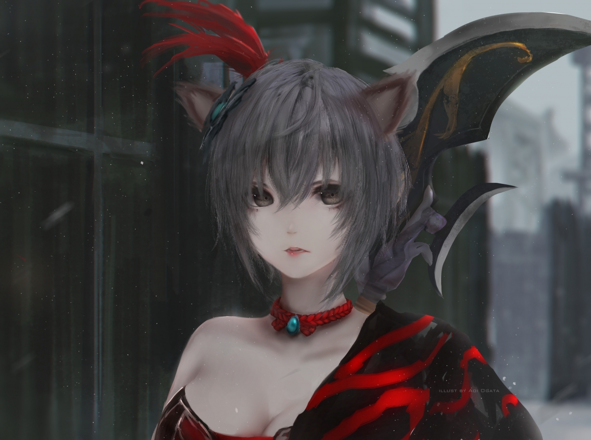 二次元动漫女神绝美4K壁纸，超清画质，4089x3045分辨率，一键下载！