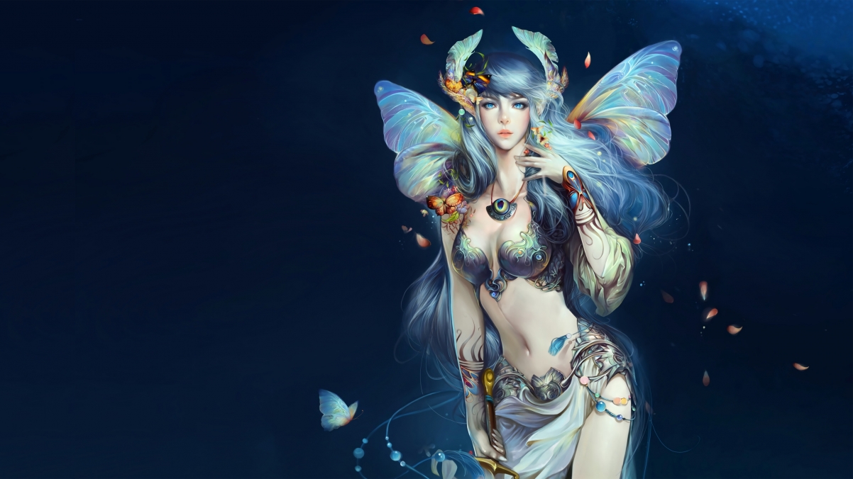 完美世界，高清性感美女游戏壁纸，4K分辨率（3840x2160）精选下载
