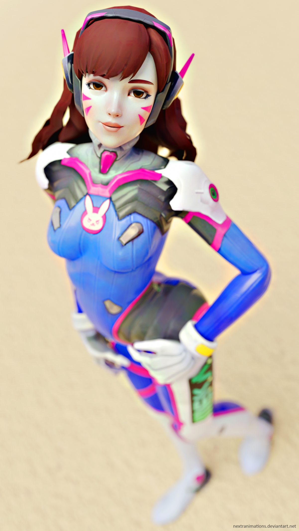 D.Va守望先锋4K超高清手机壁纸，2160x3840分辨率，精美图片下载