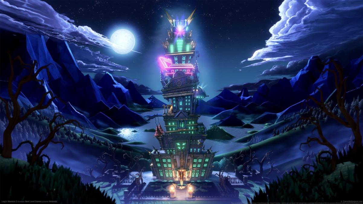 路易的鬼屋3（Luigis Mansion 3）4K超高清游戏壁纸，3840x2160分辨率精美图片，免费下载