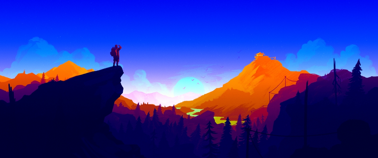 绝美登山风光，3440x1440超高清4K壁纸，一键下载欣赏！