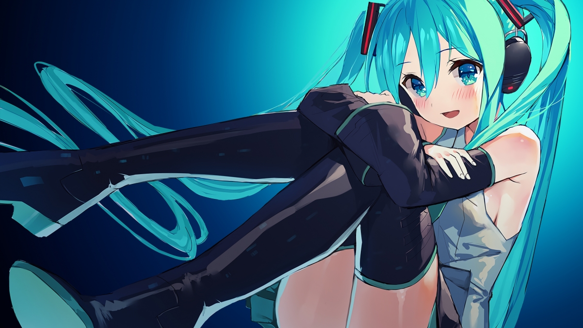 初音未来萌女4K超高清壁纸，3840x2160动漫美图，免费下载