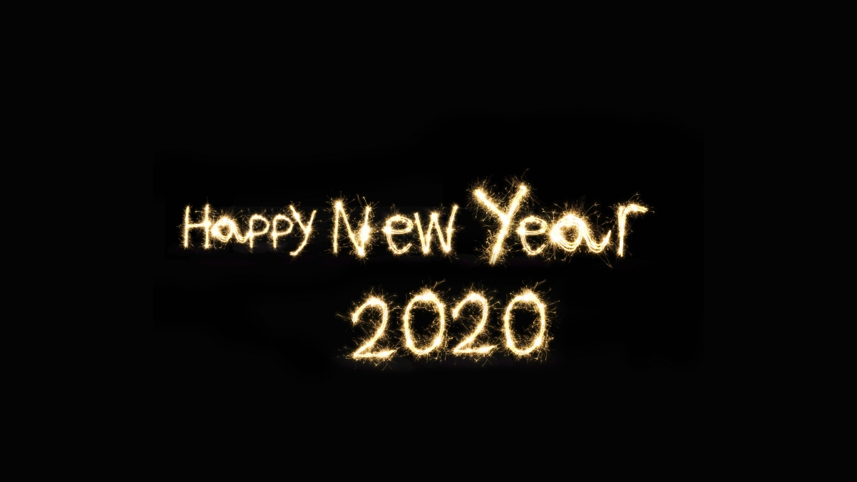 2020新年璀璨烟花，4K高清壁纸，3840x2160精美背景图片免费下载