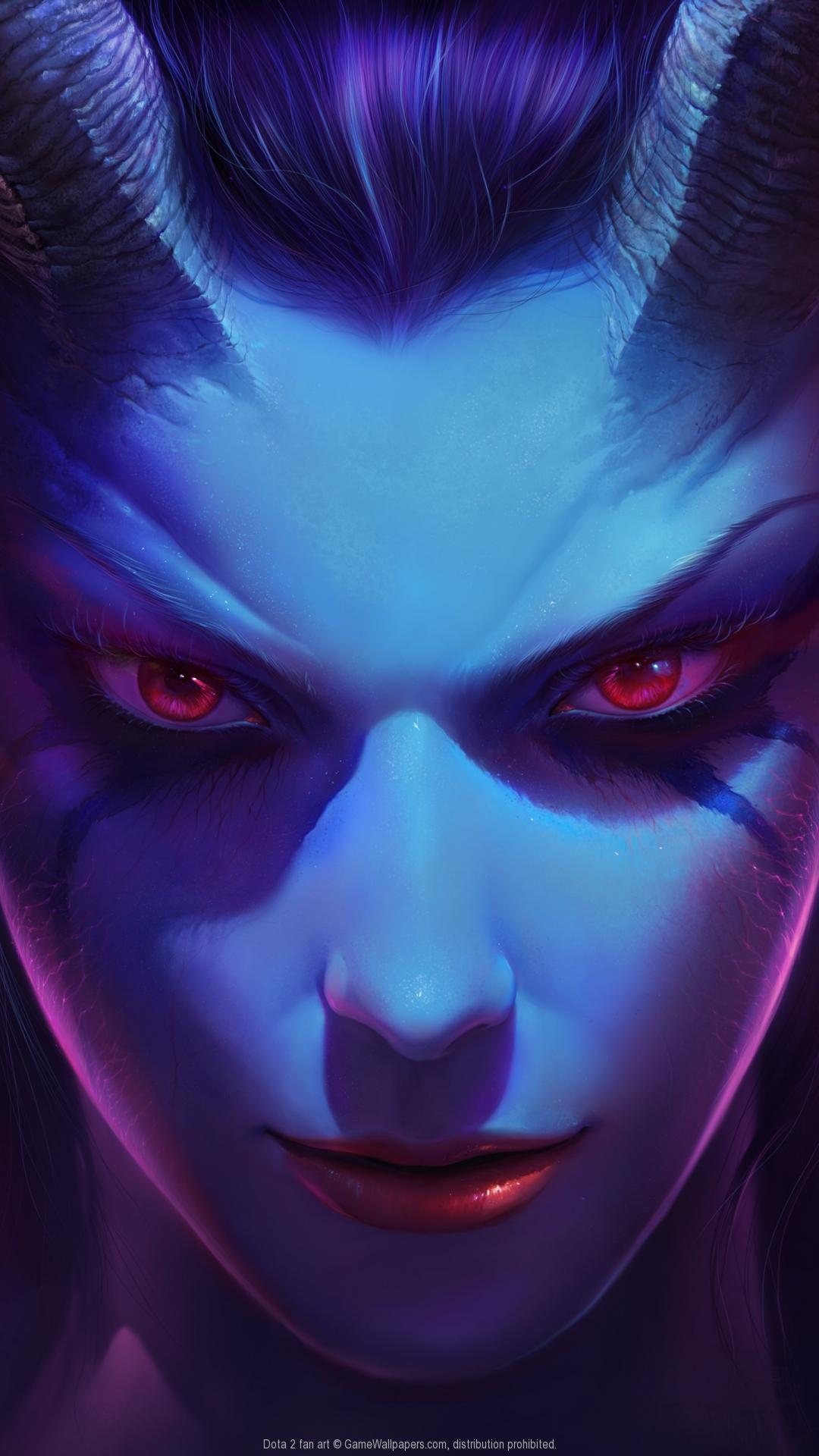 DOTA2痛苦女王绝美壁纸，4K超清1080x1920，手机专属高清下载