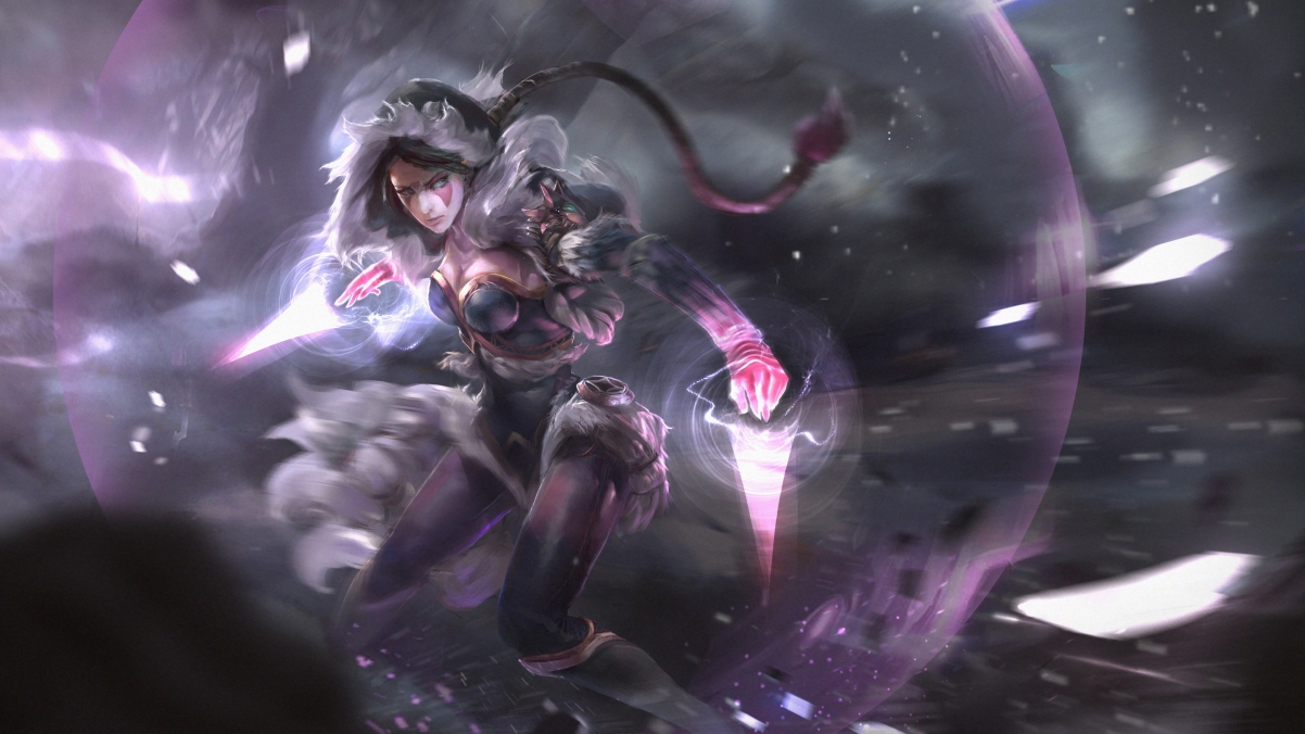 DOTA2露娜4K超清壁纸，圣堂刺客绝美壁纸，3840x2160分辨率，一键下载！