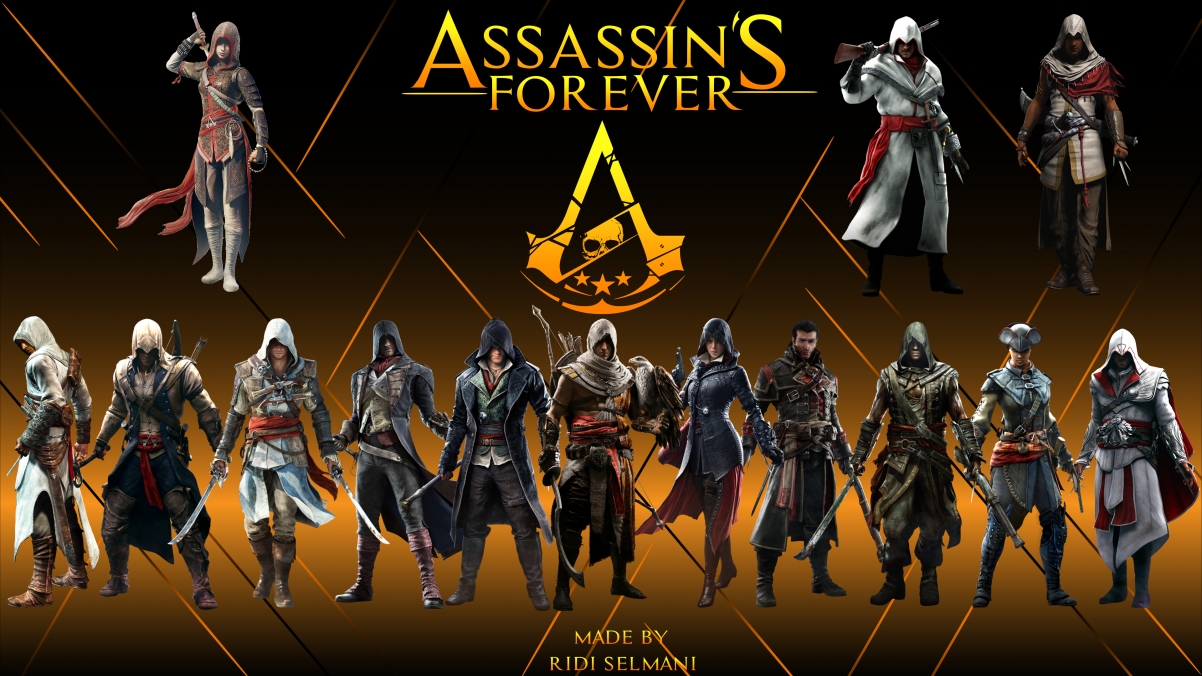 刺客信条4K超清壁纸，3840x2160高清图片，永久珍藏ASSASSINS FOREVER 2