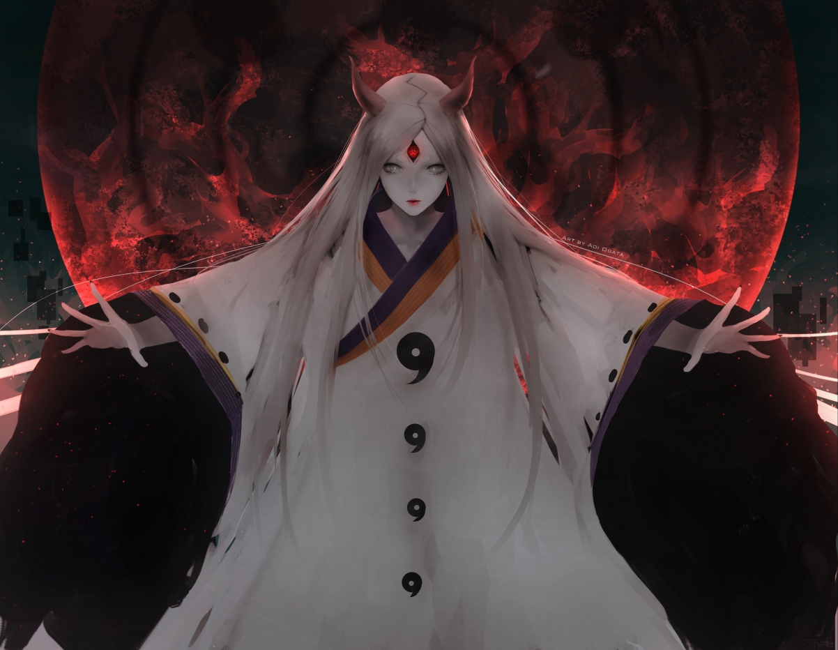 月亮女神绝美壁纸，P站画师Aoi Ogata原创4K高清动漫美图，尺寸3927x3046，免费下载！