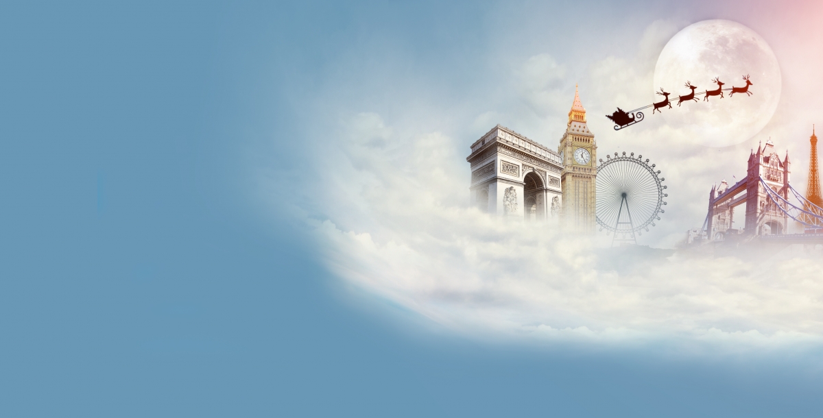 云端建筑美景，超高清4K背景壁纸，3936x2000分辨率，免费下载