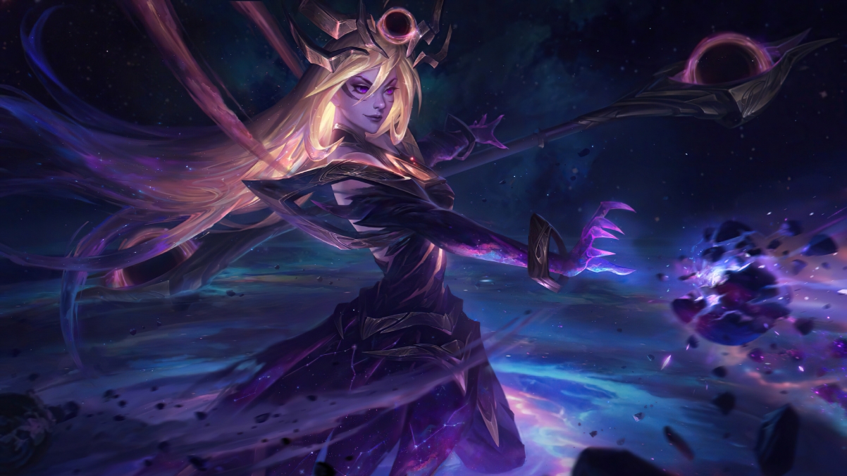 LOL拉克丝暗星皮肤，惊艳4K超高清壁纸，3840x2160分辨率，免费下载！