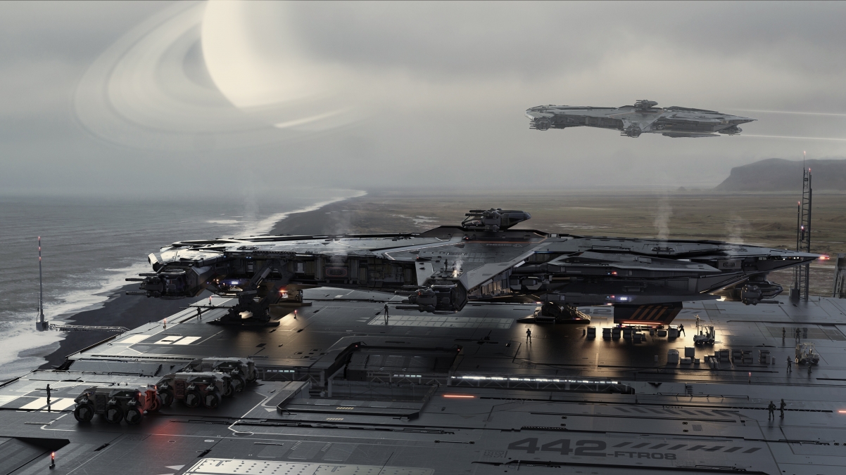 星际公民Star Citizen: Hammerhead & Aegis 震撼4K游戏壁纸，高清3840x2160下载